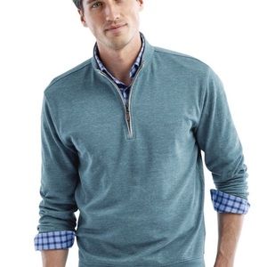 JOHNNY O "Sully " 1/4 Zip Blue Grass Pullover Men’s Size Small